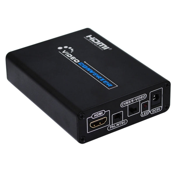 HDMI to Composite / AV S-Video Converter RCA CVBS/L/R Video Converter Adapter