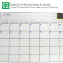 Magnetic Weekly Plan Refrigerator Magnet PET Magnetic Soft Whiteboard, Size: 29.7cm x 42cm (Black)