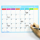 Magnetic Weekly Plan Refrigerator Magnet PET Magnetic Soft Whiteboard, Size: 29.7cm x 42cm (White)