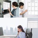 Magnetic Weekly Plan Refrigerator Magnet PET Magnetic Soft Whiteboard, Size: 29.7cm x 42cm (White)