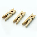 100 x Wooden Clips About 35 * 7mm Creative Photo Clips Decorated Rooms Hot