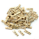 100 x Wooden Clips About 35 * 7mm Creative Photo Clips Decorated Rooms Hot