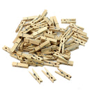 100 x Wooden Clips About 35 * 7mm Creative Photo Clips Decorated Rooms Hot