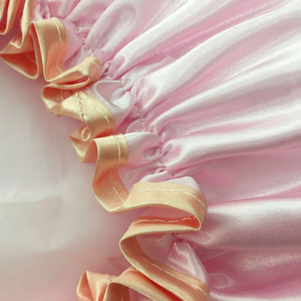 1 x Stylish Bonnet Shower Charlottes Adjustable Lace Bathtub Hat For Women New