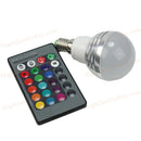 E14 3W RGB 16 Color Changing Home LED Bulb Lamp Light With IR Remote Contr New 1