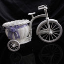 DIY Wedding Decor Flower Basket Tricycle Bike Plant Storage Home Decor New 1x