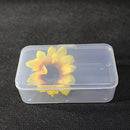 2 * Iris Clear Craft Storage Box Photo Container Keeper Plastic Organizer Useful