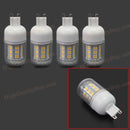 4Pcs 4W 300LM 5050 SMD Warm White LED Globe Light G9 Bulb AC 220-240V