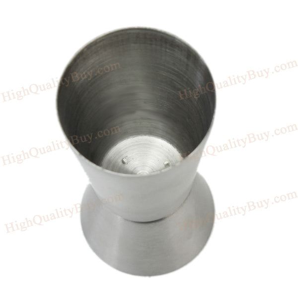 1 x Stainless Steel Jigger Double Shot Drink Measure Cup Cocktail Wine Bar Best
