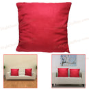 1 Pc Home Decor Pillow Case Cushion Red Invisible Zip Velvet Pillowcase