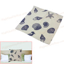 1 x Fashion Linen Square Shell Pillow Case Cover For Home Sofa Office Decoration