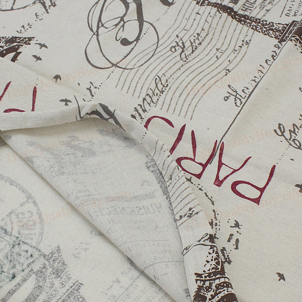 1 x Fashion Linen Tower Square Pillow Case Cover For Home Sofa Office Decoration