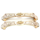 2 Pieces Metal Cabinet Door Practical Handles Furniture Hardware Drawer Pull