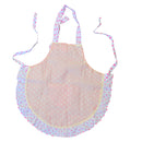 1 x  Kitchen Cook 2 Layers Cloth Frills Polka Dots Toddlers Princess Apron Hot