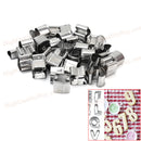 37x Cookie Mold Set Stainless Steel Biscuit DIY Cake Alphabet Shaped Durable