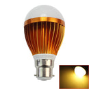 1Pcs 5W 420LM Warm White LED Globe Light B22 Bulb AC85-265V