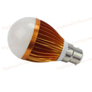 1Pcs 5W 420LM Warm White LED Globe Light B22 Bulb AC85-265V