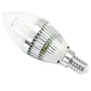 1 Pc World Novelty SIE14 5W LED Candle Clear Glass Bulb E14 NEW