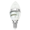1 Pc World Novelty SIE14 5W LED Candle Clear Glass Bulb E14 NEW