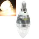 1 Pc World Novelty SIE14 5W LED Candle Clear Glass Bulb E14 NEW