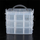3-1 x 3-layer Plastic 18 Compartment Medicine Jewelry Sorting Storage Box  Hot
