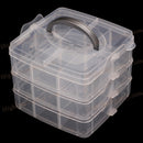 3-1 x 3-layer Plastic 18 Compartment Medicine Jewelry Sorting Storage Box  Hot