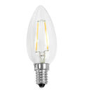 1x E14 2W LED Replacement Warm White Light Lamp Candle Bulb AC220-240V