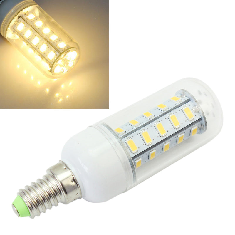1 x SIE14 SMD5630 3.5W LED Transparent Warm White LED Corn Bulb (AC 220V)