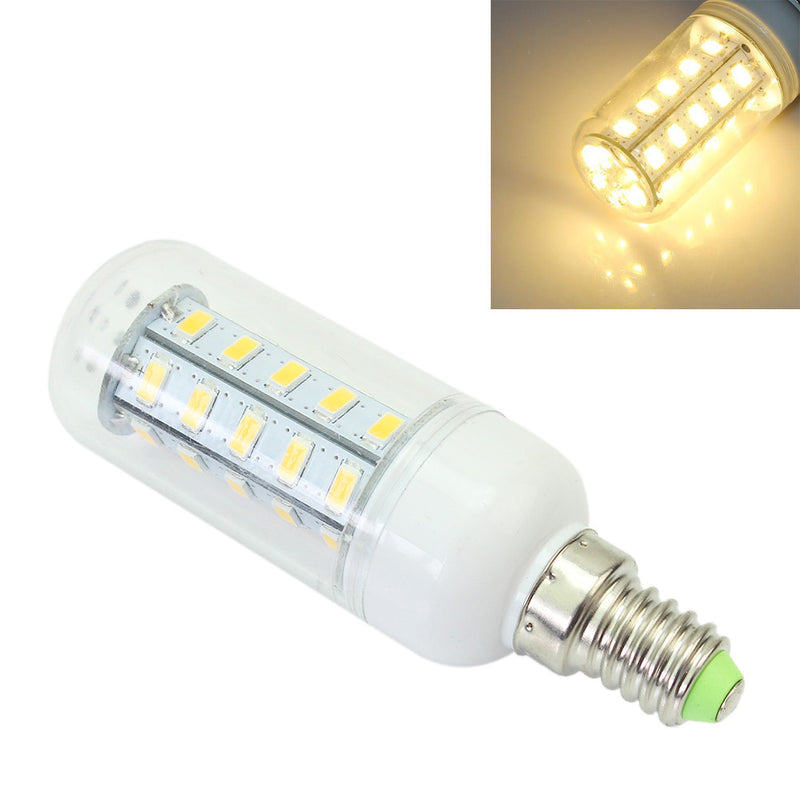 1 x SIE14 SMD5630 3.5W LED Transparent Warm White LED Corn Bulb (AC 220V)