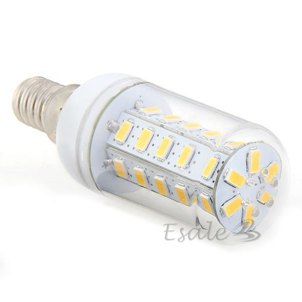 1 x SIE14 SMD5630 3.5W LED Transparent Warm White LED Corn Bulb (AC 220V)