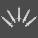 5* 5ml Sterile Reusable Plastic Syringe For Measuring Hydroponics Nutrient Best