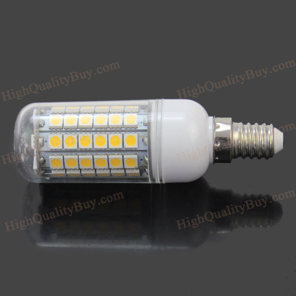 1 x E14 6W 69 SMD5050 LED Transparent Warm White LED Bulb (AC 220V)