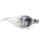 1 Pc World Novelty E14 3W 5630 SMD LED Candle Clear Glass Bulb E14 NEW