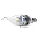 1 x E14 3W 5630 SMD LED Replacement Warm White Light Lamp Candle Bulb AC220-240V