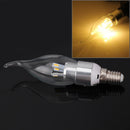 1x E14 3W 5630 SMD LED Replacement Warm White Light Lamp Candle Bulb AC220-240V