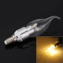 1x E14 3W 5630 SMD LED Replacement Warm White Light Lamp Candle Bulb AC220-240V