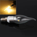 4 x E14 3W 5630 SMD LED Replacement Warm White Light Lamp Candle Bulb AC220-240V