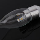 4x E14 3W 5630 SMD LED Replacement Warm White Light Lamp Candle Bulb AC220-240V