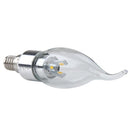 4x E14 3W 5630 SMD LED Replacement Warm White Light Lamp Candle Bulb AC220-240V