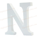 1 Pcs Wooden Alphabet N Wood Letters Home Shop Decor Wedding Party DIY Alphabet