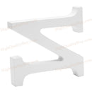 1 Pcs Wooden Alphabet N Wood Letters Home Shop Decor Wedding Party DIY Alphabet