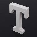 1 x Wooden Alphabet Letter T for Crafts Valentines Party Wedding Home Decoration