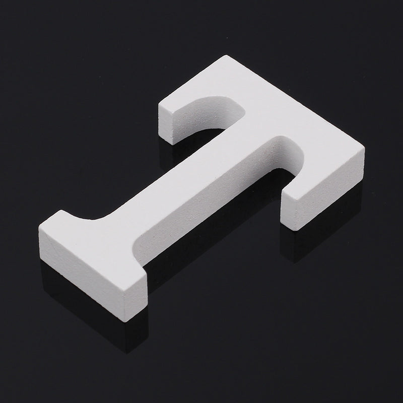 1 x Wooden Alphabet Letter T for Crafts Valentines Party Wedding Home Decoration