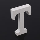 1 x Wooden Alphabet Letter T for Crafts Valentines Party Wedding Home Decoration