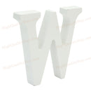 1x Wooden Alphabet Letter W for Crafts Valentines Party Wedding Home Decoration
