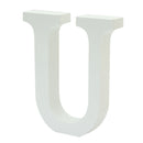 1x Wooden Alphabet Letter U for Crafts Valentines Party Wedding Home Decoration