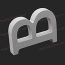 1x Wooden Alphabet LetterB for Crafts Valentines Party Wedding Home Decoration