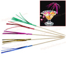 40Pcs Cocktail Sticks Drink Fruit CanapesBamboo Decor for Bar Cafe Home  teyp