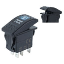 Black Rocker Switch 12/24V ON-OFF LED For Car Buses Ships