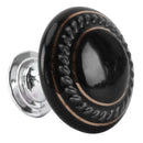 Furniture Kitchen Cabinet Handle Door Knob Drawer Pull Ceramic Alloy Hardware